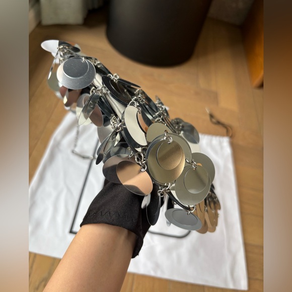 Paco Rabanne Sparkle Heart Shoulder Bag - Picture 10 of 16